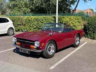 Triumph TR6, 1971, RHD, Damson red, 72, 000 miles