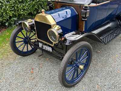 Stunning 1913 Brass Era Ford Model T Touring Electric Start High Comp Engine