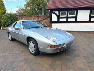 Porsche 928 S4 Silver with Burgundy Leather. Lovely original condition