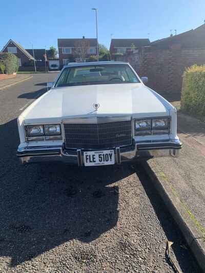 Cadilllac Eldorado 1983 American Classic Car Coupe White