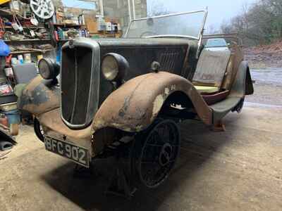 Morris 8 2 Seater Tourer To Restore First Registered 14th May 1935