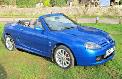 MG TF 135 TROPHY BLUE. ONLY 79K MILES. 1 YEAR MOT.