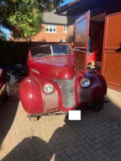 Oldsmobile convertible 1939 pre ww11 to restore v5c right hand drive