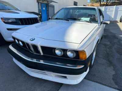 1982 BMW 6-Series 633CSi 2D Coupe