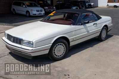 1987 Cadillac Allante Base 2dr Convertible