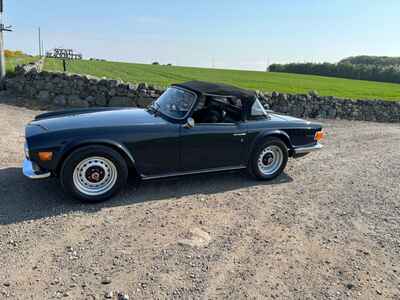 Triumph TR6 fully restored from a bare chassis upwards