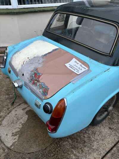 1969 MG Austin Healey Sprite Project