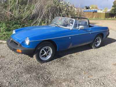 MGB Roadster 1975 for recommission, runs and drives well, 82k miles, solid.