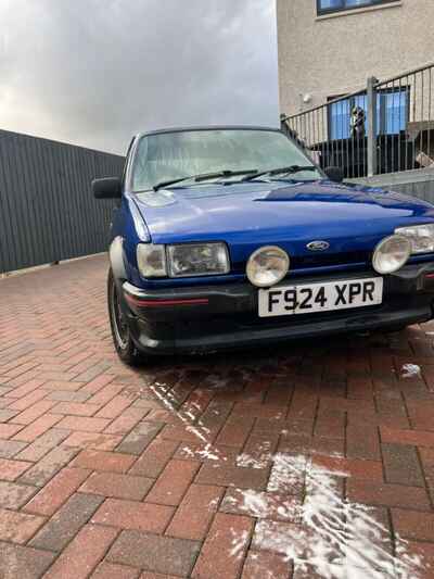 Ford Fiesta 1 6 XR2 3dr HATCHBACK Petrol Manual; 1989