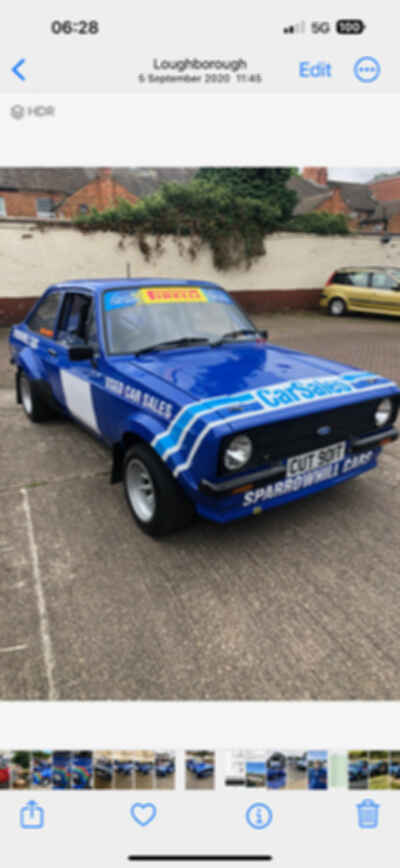 FORD ESCORT MK 2 PINTO historic spec  RALLY CAR