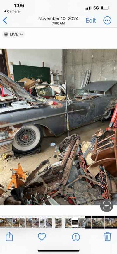 1958 Cadillac Eldorado white