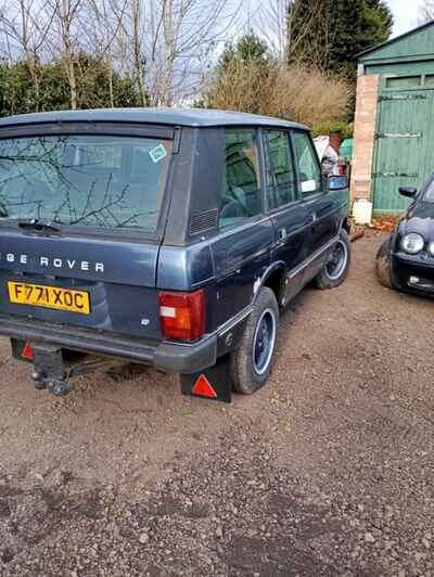 CLASSIC RANGE ROVER 3 5 v8 1989 GENUINE 27, 000 PROJECT