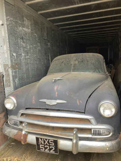 Chevrolet Chevy 1951 Custom car  MOT free saloon 6 cylinder petrol reupholstered