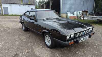 Ford Capri Laser 2 Litre  1985 Rare Black Genuine 36k mls SKU823