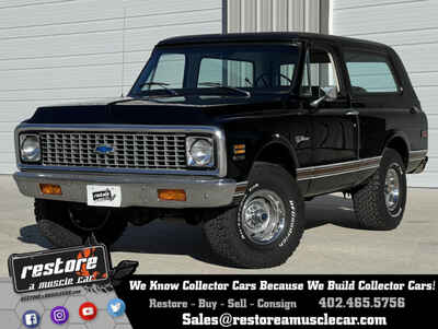 1972 Chevrolet Blazer Cheyenne CST 4x4 350ci V8, Auto, AC, Loaded, Black