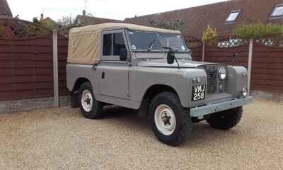 1958 Land Rover Series 2  Petrol 2286cc soft top solid chassis and bulkhead