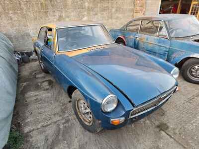 Mgb gt 1970 Project Car classic car barn find