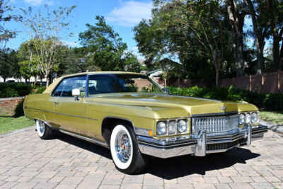 1973 Cadillac DeVille Gorgeous Inside & Out Wire Wheels 39, 523 Actual Miles