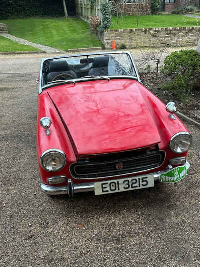 MG Midget 1275 RWA 1972 Red