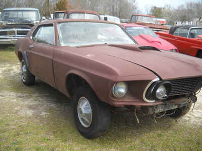 1969 Ford Mustang Rolling body minus engine and trans