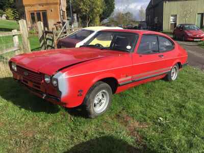 1987 D Ford Capri 1 6 Laser - requires engine and gearbox fitting, tidy up