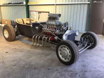 T Bucket Hot Rod Jaguar based build 1972 5 3 V12 Supercharged!