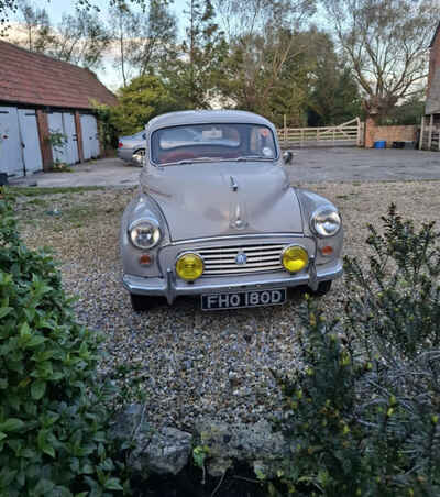 1966 Morris Minor 1000 2 Door saloon Dove Grey with Disc Breaks