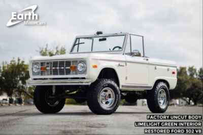 1974 Ford Bronco Restored UNCUT Body