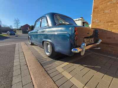 1961 Ford 100e Popular Anglia 2 Door Patina Look  /  Slammed  /  banded steel wheels