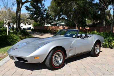 1973 Chevrolet Corvette 60k in receipts Convertible PS  PB A / C Matching Numbers#
