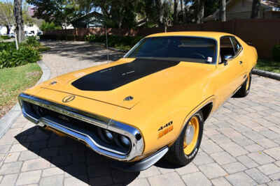 1971 Plymouth GTX Numbers Matching 440 Air Grabber Hood 15, 886 Actual Miles