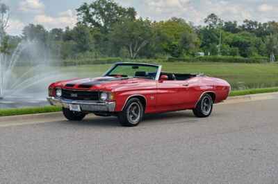 1972 Chevrolet Chevelle Convertible LS5 with Build Sheet