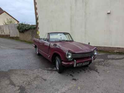 1969 Triumph Herald 13 / 60 Convertible . Lots of history , Lots of work done