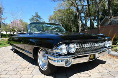 1961 Cadillac Series 62 Amazing Black  Finish A / C Power Steering, Brakes, & Top