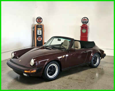 1985 Porsche 911 Carrera Cabriolet